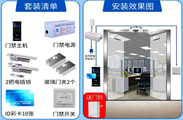 双扇有框玻璃门